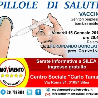 serata informativa vaccini