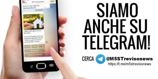 canale telegram m5streviso news