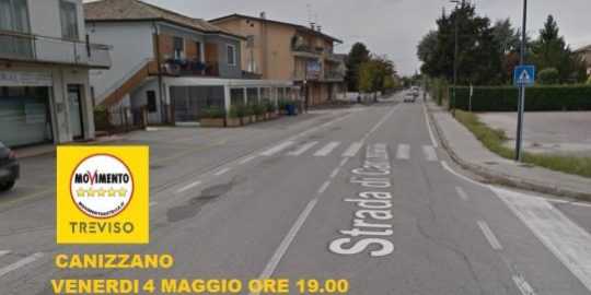 TREVISO CANIZZANO 4 MAGGIO MOVIMENTO 5 STELLE