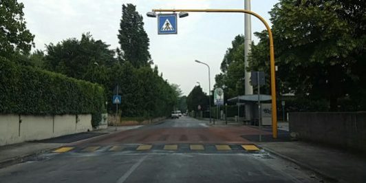 treviso san pelajo sicurezza stradale nuovi dissuasori giugno 2018 treviso san pelajo sicurezza stradale nuovi dissuasori giugno 2018