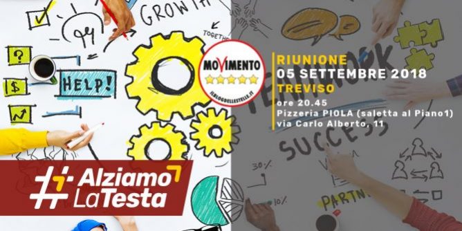 Treviso Riunione Movimento 5 Stelle 05 Sett 2018