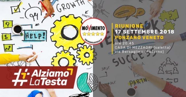 Ponzano Veneto Riunione Movimento 5 Stelle 17 Sett 2018 Ponzano Veneto Riunione Movimento 5 Stelle 17 Sett 2018
