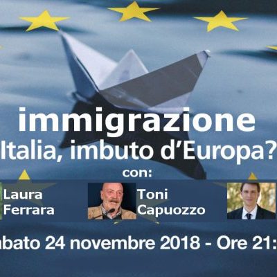 Immigrazione Italia imbuto Europa evento 24-11-2018 banner
