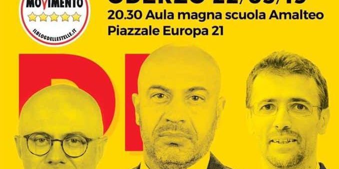 Dignità Tour M5S 22/03/2019 Oderzo (TV)