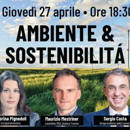 ambiente e sostenibilità serata informativa con sergio costa